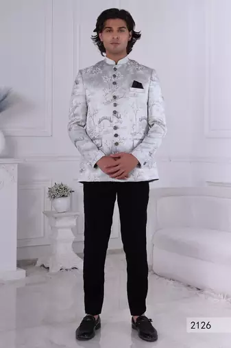 Grey jodhpuri for men | premium men's ethnic wear