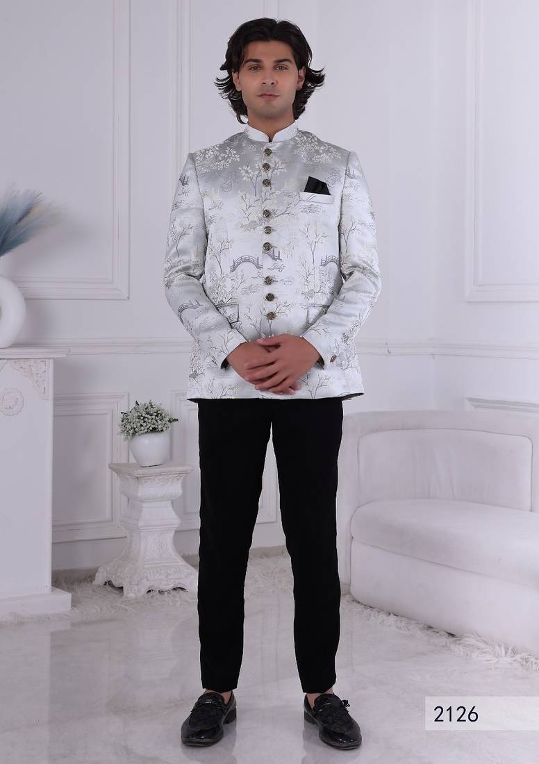 Grey jodhpuri for men | premium men's ethnic wear