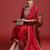 Ethnic Motifs Yoke Design Zari Panelled Liva Kurta With Trousers & Dupatta