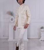 Beige open jodhpuri for men | premium men's ethnic wear