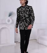Black velvet jodhpuri for men | premium men's ethnic wear