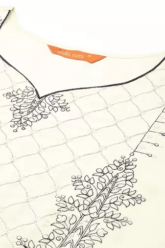 Women Ethnic Motifs Embroidered Regular Thread Work Kurta with Trousers & Dupatta
