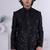 Black embroidered open jodhpuri for men | premium men's ethnic wear