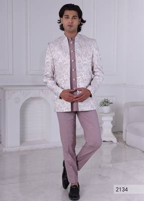Pink open jodhpuri for men | premium men's ethnic wear 1