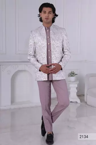 Pink open jodhpuri for men | premium men's ethnic wear