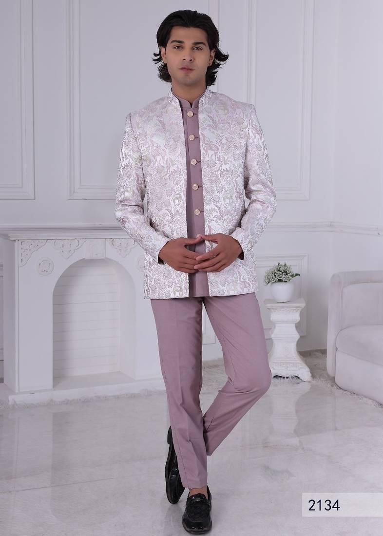 Pink open jodhpuri for men | premium men's ethnic wear