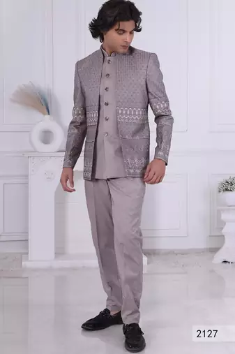 Brown jodhpuri for men | premium men's ethnic wear