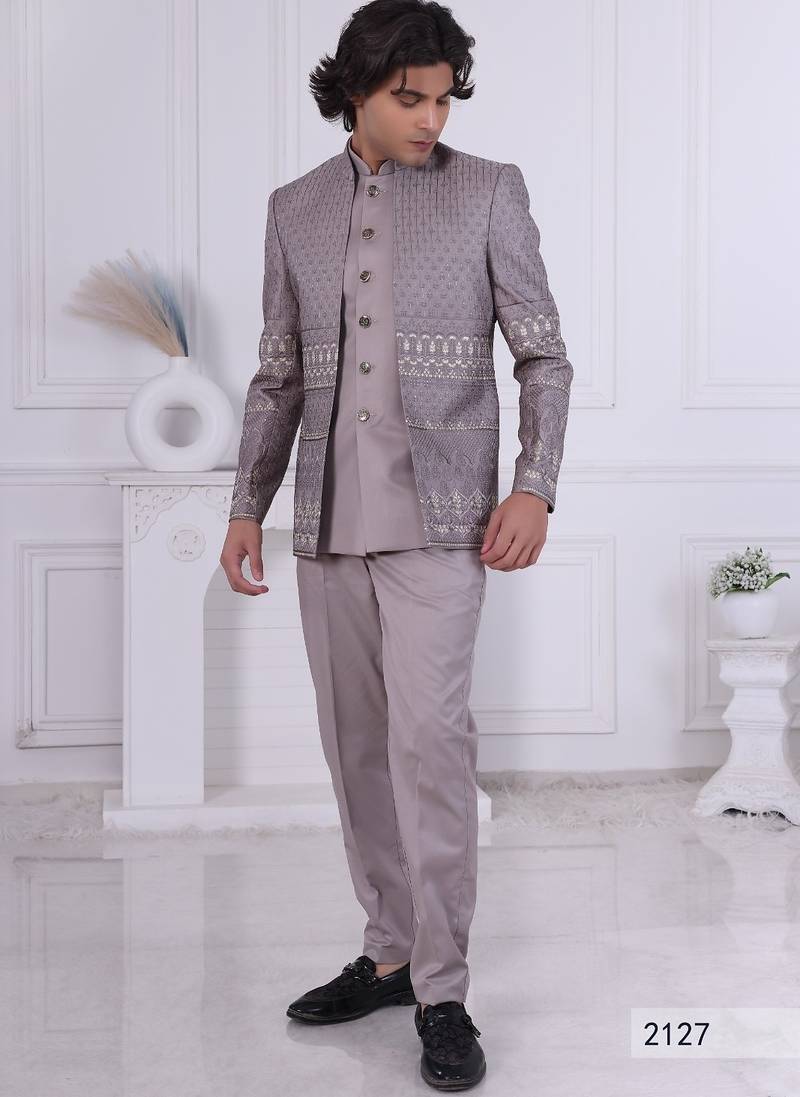Brown jodhpuri for men | premium men's ethnic wear