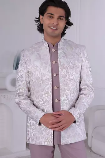 Pink open jodhpuri for men | premium men's ethnic wear
