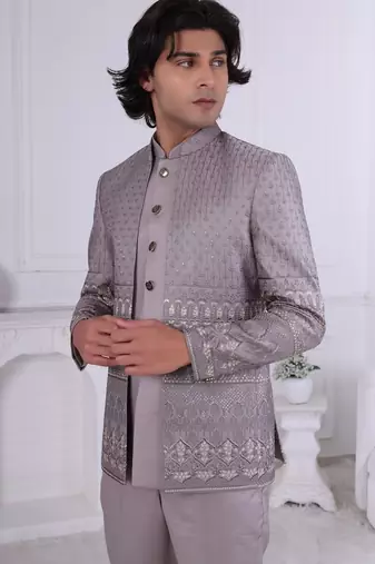 Brown jodhpuri for men | premium men's ethnic wear