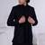 Blue velvet open indowestern for men | premium men's ethnic wear