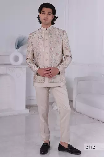 Beige jodhpuri for men | premium men's ethnic wear