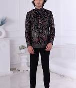 Black velvet jodhpuri for men | premium men's ethnic wear