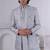 Grey color open indowestern for men | premium men's ethnic wear