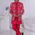Rani pink open indowestern for men | premium men's ethnic wear