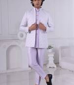 Purple color open jodhpuri for men | premium men's ethnic wear