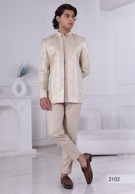 Beige open jodhpuri for men | premium men's ethnic wear 1