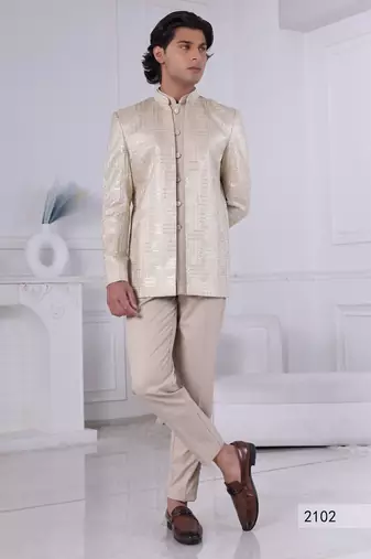 Beige open jodhpuri for men | premium men's ethnic wear