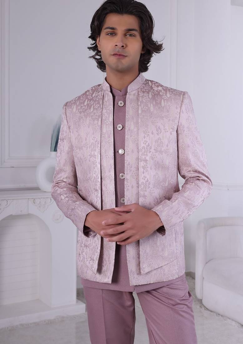 Pink open  jodhpuri for men | premium men's ethnic wear
