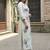 Women Pure Cotton Floral Embroidered Kurta Set With Trousers & Dupatta