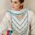 Women Floral Embroidered Cotton Kurta with Trousers & Dupatta