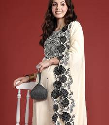 Ethnic Motifs Embroidered Thread Work Pure Cotton Kurta Set