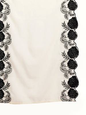 Ethnic Motifs Embroidered Thread Work Pure Cotton Kurta Set 5