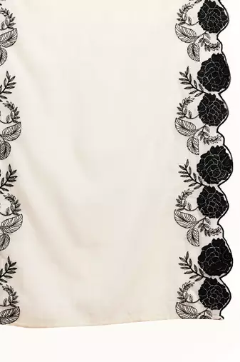 Ethnic Motifs Embroidered Thread Work Pure Cotton Kurta Set