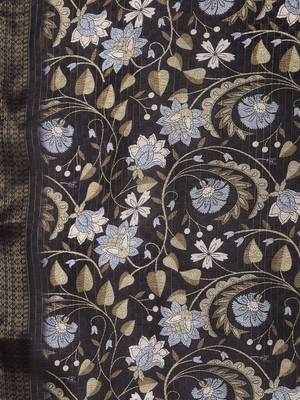 Women Floral Yoke Design Regular Thread Work Kurta with Trousers & With Dupatta 5