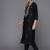 Women Floral Yoke Design Regular Thread Work Kurta with Trousers & With Dupatta