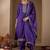 Women Ethnic Motifs Embroidered Regular Sequinned Kurta with Trousers & With Dupatta