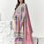 Women Ethnic Motifs Printed Regular Thread Work Kurta Trousers With Dupatta