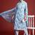 Floral Printed Panelled Beads & Stones Pure Cotton Kurta With Trousers & Dupatta