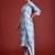 Floral Printed Panelled Beads & Stones Pure Cotton Kurta With Trousers & Dupatta