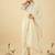 Floral Embroidered Mandarin Collar A Line Pure Cotton Kurta With Trouser &Dupatta