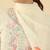 Floral Embroidered Mandarin Collar A Line Pure Cotton Kurta With Trouser &Dupatta