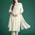 Floral Embroidered Panelled Thread Work Pure Cotton Kurta With Trousers & Dupatta