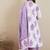V-Neck Floral Printed Panelled Pure Cotton Kurta Set