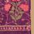 Purple Floral Printed Angrakha V-Neck Thread Work Pure Cotton A-Line Kurta Set