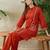 Ethnic Motifs Embroidered Thread Work Pure Cotton Kurta With Trouser