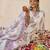 Women Floral Printed Pure Cotton Kurta with Trousers & With Dupatta