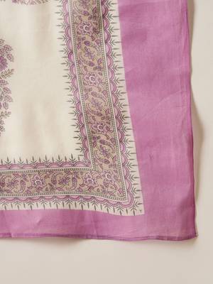 Women Floral Printed Pure Cotton Kurta with Trousers & With Dupatta 7