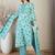 Floral Printed Straight Kurta With Trousers & Dupatta
