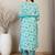 Floral Printed Straight Kurta With Trousers & Dupatta