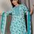 Floral Printed Straight Kurta With Trousers & Dupatta