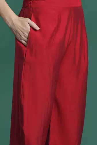 Ethnic Motifs Kurta with Trousers & Dupatta