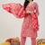 Floral Printed Thread Work Straight Kurta with Trousers & Dupatta