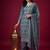 Women Floral Embroidered Regular Thread Work Kurta with Trousers & With Dupatta