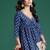 Women Floral Printed Empire Pure Cotton Kurta with Trousers
