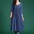 Women Floral Printed Empire Pure Cotton Kurta with Trousers